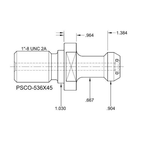 Tj Davies Co Coolant Through Retention Knob PSCO-536X45